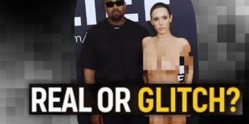 Bianca Censori Grammys look glitch