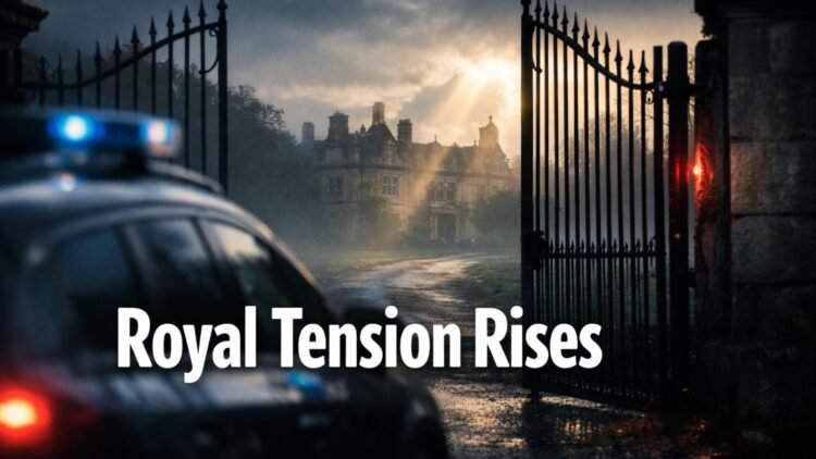 Prince Andrew Arrested at Sandringham estate as police vehicles arrive