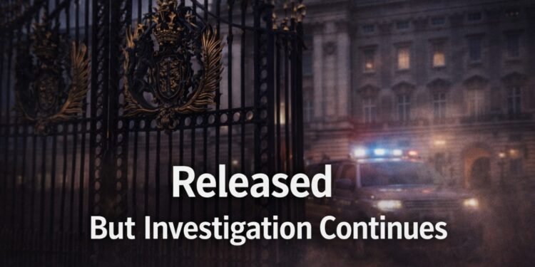 Prince Andrew released under investigation outside police station