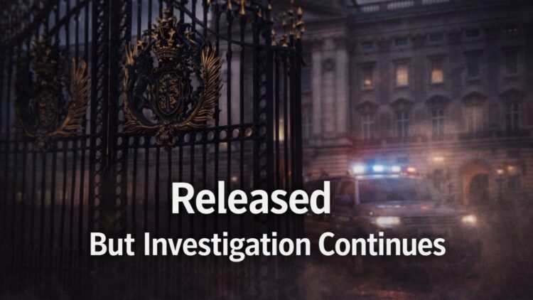 Prince Andrew released under investigation outside police station